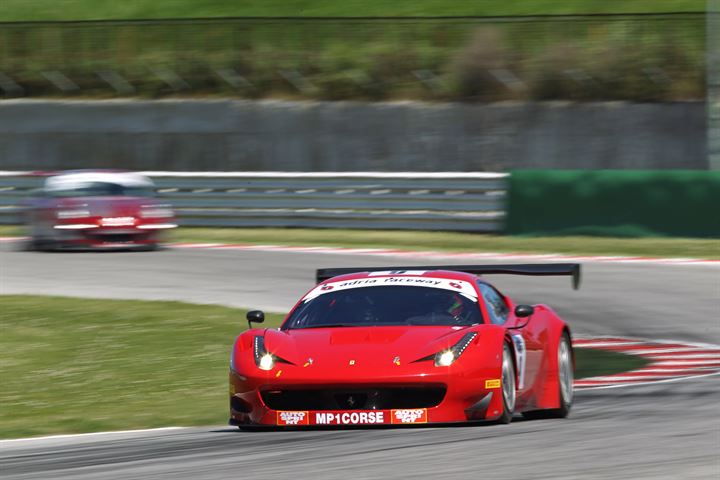 Balzan Benucci Ferrari 458 Italia a Misano il miglior equipaggio Ferrari