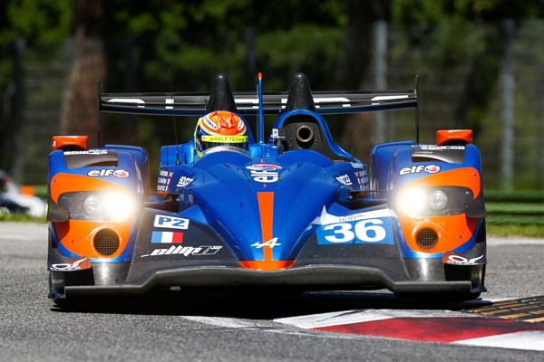 Nelson Panciatici sul podio di Imola con Alpine A 450