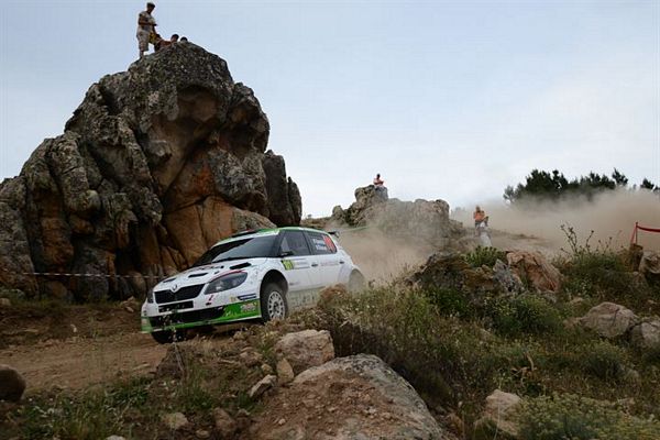 Umberto Scandola e Guido D'Amore chiudono al secondo posto il Rally Italia Sardegna