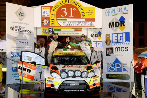 ALESSANDRO PERICO VINCE IL 31° RALLY DELLE PREALPI OROBICHE SU FORD FIESTA WRC DELL’A-STYLE TEAM.