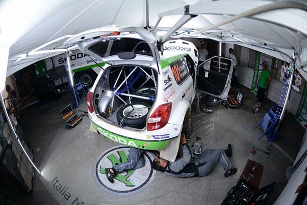 Il Team SKODA al via del 42° Rally di San Marino