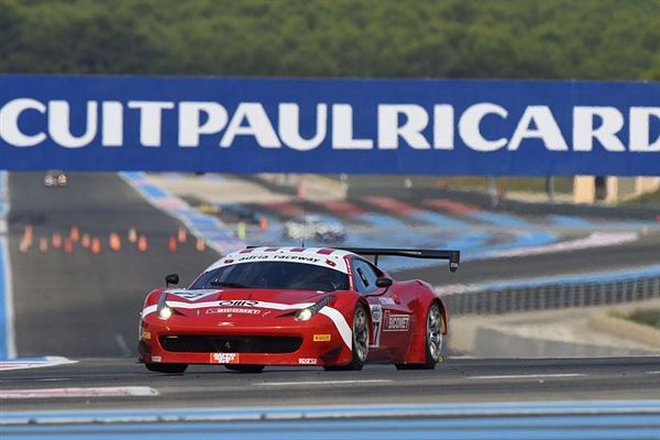 Al Paul Ricard Lucchini-Pier Guidi (Ferrari 458 Italia) svettano