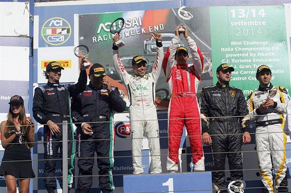 Mancinelli-Goldstein Lamborghini Gallardo grande vittoria in GT Cup
