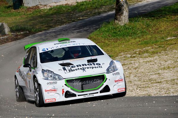 Emanuele Zecchin  regala il podio a PR Group al  Rally Città di Bassano