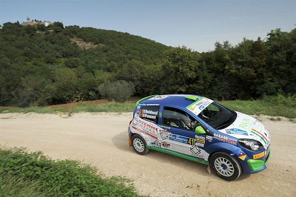 Luca Panzani e Sara Baldacci al XXXII° Rally 2 Valli su Renault Twingo R2