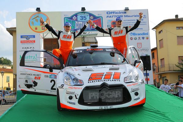 Rudy Michelini e Michele Perna vincono il Rally Città di Pistoia