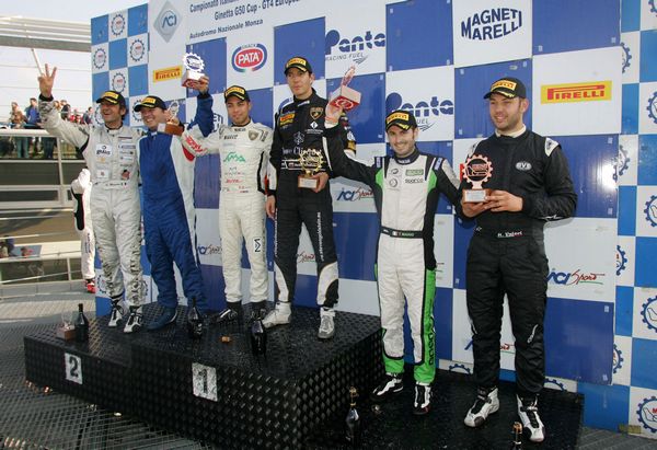 Ronny Valori a podio  nel campionato GranTurismo a Monza