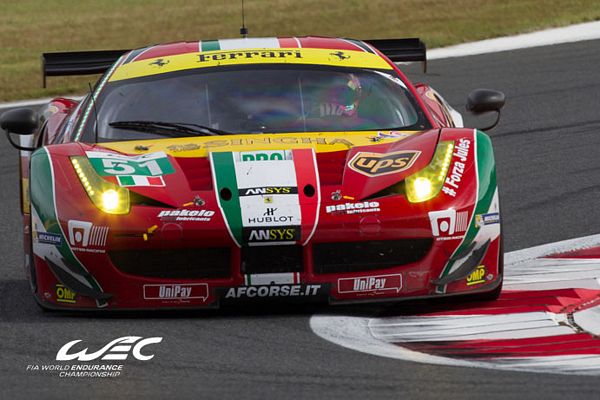 Emerson Fittipaldi nel Fia WEC a  San Paolo con AF Corse Ferrari 