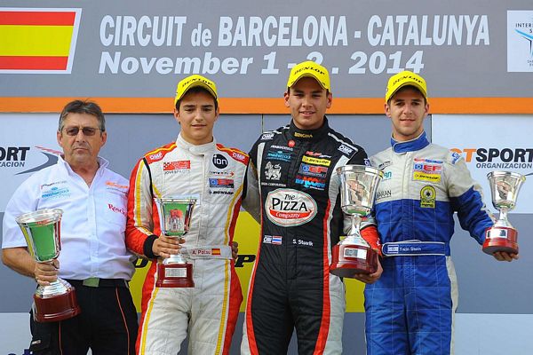 Podio EuroFormula 2014 Barcellona