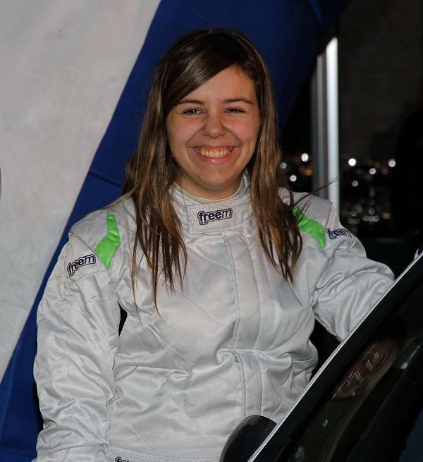 Jasmine Manfredi, vincitrice del Trofeo Rally ACI Lucca 