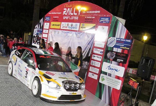 6^ RONDE DI SPERLONGA:   VITTORIA PER DI COSIMO-PAPA   (FORD FOCUS WRC)
