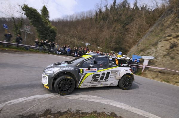 Rudy Michelini al Ciocchetto su Ford Fiesta R5 del team Bernini