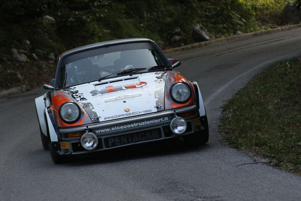 Porsche pentacar Rally storico Piancavallo