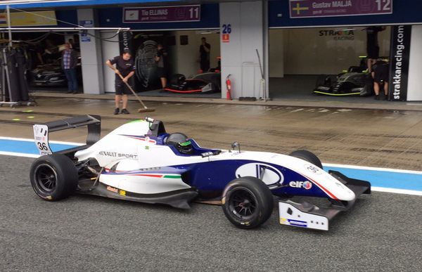 Joao Vieira in azione con la Formula Renault 2.0 di JD