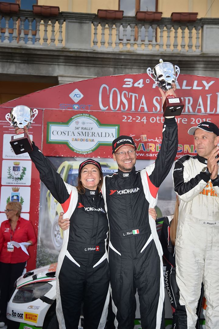 Ricci e Pfister secondi in Costa Smeralda e nel Trofeo Rally Terra