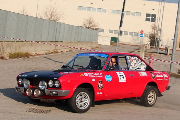 Mattia e Mario Scarabottolo Fiat 124 Sport