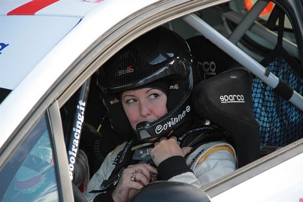 Corinne Federighi e la Peugeot 208 R2B  ottime indicazioni al Rally di Pomarance 
