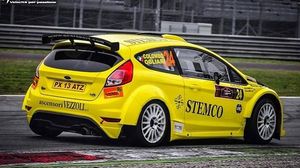 Giacomo Ogliari  sfortuna al Monza Rally Show