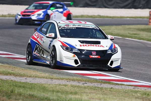 Roberto Colciago in pole a Misano con la Honda Civic