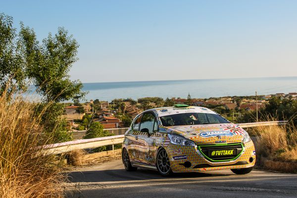 Pollara - Princiotto su Peugeot da leader del CIR Junior all'Adriatico