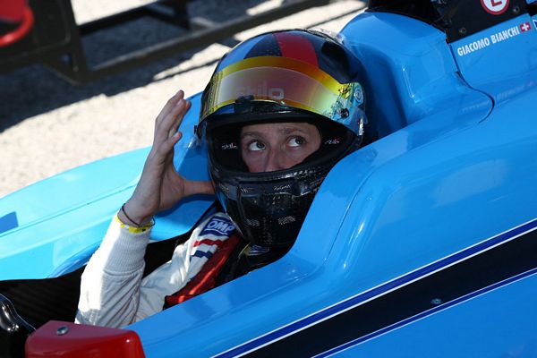 Giacomo Bianchi ad Imola per la Formula 4 Italia