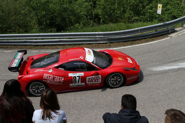 Luca Gaetani 2. di classe alla Cronoscalata Verzegnis Sella Chianzutan