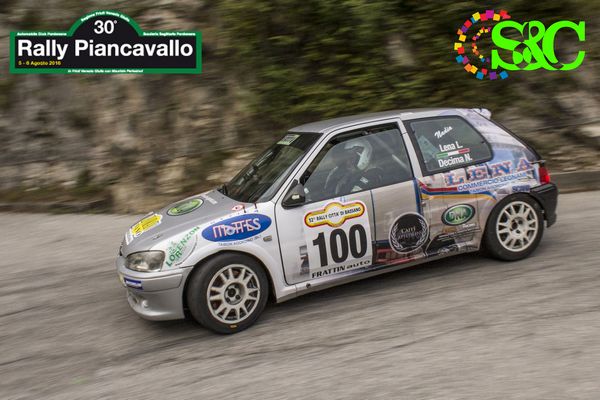 Lino Lena e Nicola  Decima al Rally Piancavallo