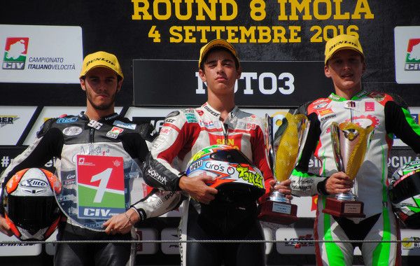 Moto3 MTR riassapora la gioia del podio: Pagliani nuovo leader