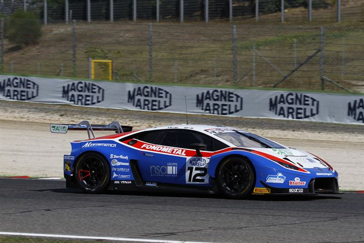 Frassineti-Gattuso (Lamborghini Huracan) si aggiudicano gara-1 della classe Super GT3