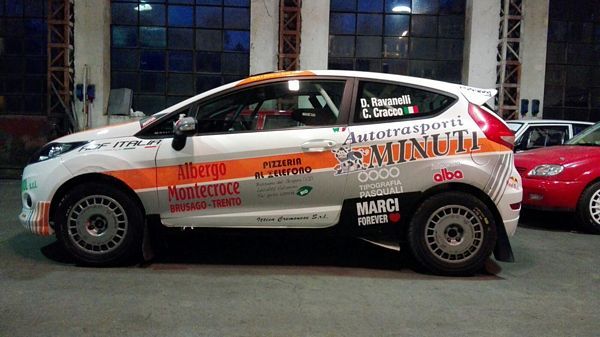 Devis Ravanelli al Rally Val d'Orcia su Ford Fiesta R2 Pintarelly