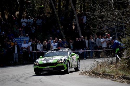 Trofeo Abarth 124 rally Selenia: a Sanremo doppietta dell'Abarth 124 rally in R-GT