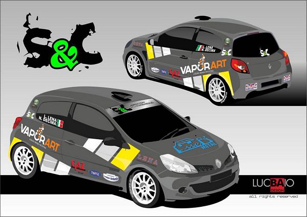Lino Lena e Nicola Decima al Rally Internazionale Lirenas