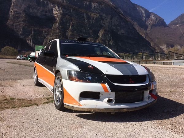 Daniele Tabarelli al Dolomiti Rally Day su Mitsubishi Lancer 