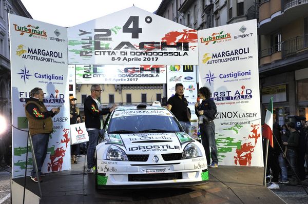 Luca Tosini e Roberto Peroglio conquistano il Rally 2Laghi-Città di Domodossola 