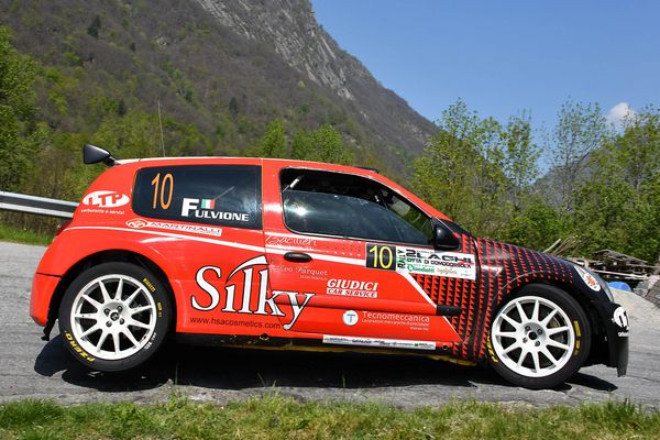 Marco Gianesini e Fulvio Solari 3. al Rally 2laghi su Clio S1600 