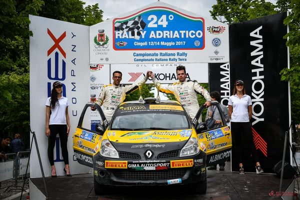 Kevin Gilardoni a punti al Rally dell'Adriatico