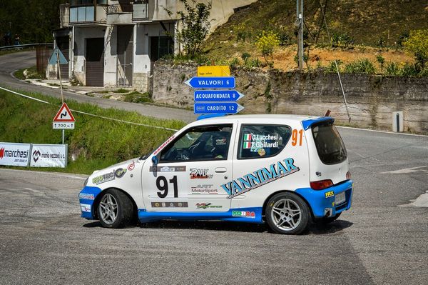 Christopher Lucchesi al Rally internazionale del Taro