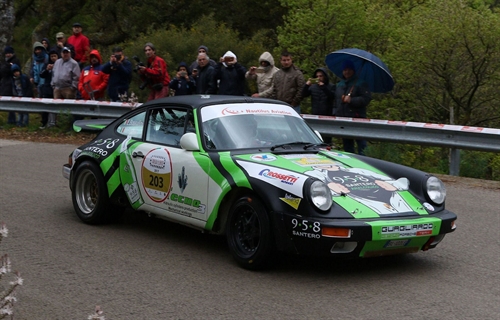 Island Motorsport al Rally Storico Campagnolo con Elia Bossalini su Porsche 911 SC RS