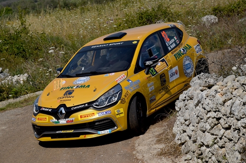 Riccardo Canzian al Rallye Aveyron Rouergue