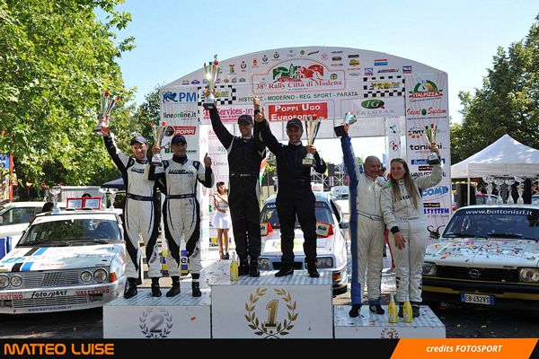 Matteo Luise e Fabrizio Handel secondi al Rally Historic Città di Modena 