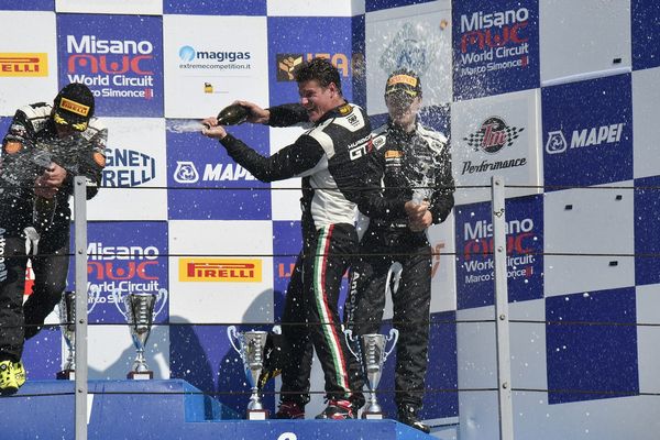 Lorenzo Veglia a Monza per campionato Gran Turismo