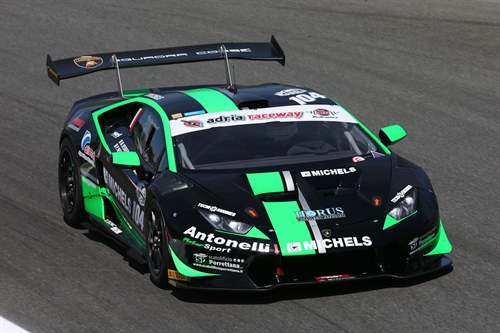 Desideri Necchi Lamborghini Huracan una vittoria strappata con i denti nella Super GT Cup