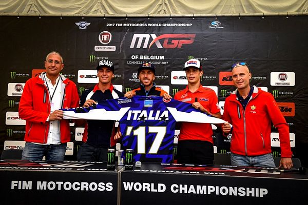 Motocross delle Nazioni Cairoli, Cervellin e Lupino in Maglia Azzurra