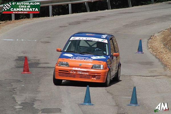 Fabio La Greca secondo all'Autoslalom Città di Prizzi