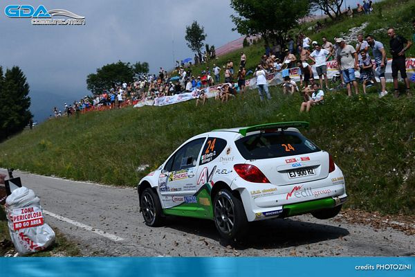Domenico Erbetta  a podio nel  Rally Trofeo ACI Como 