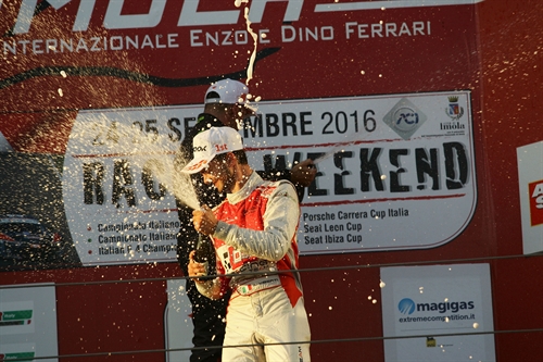 Alberto Viberti a Vallelunga con la Honda di MM Motorsport 