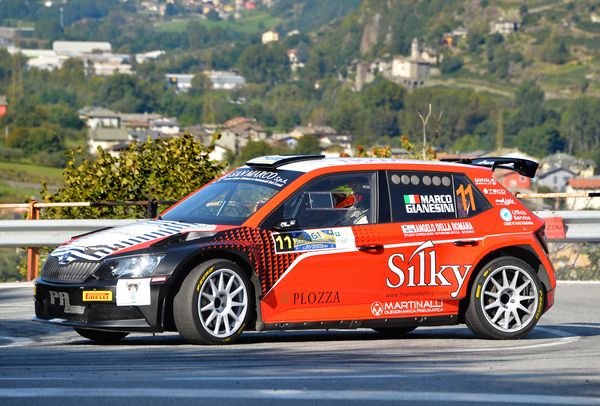 Marco Gianesini e Sabrina Fay 5. al Rally Coppa Valtellina  