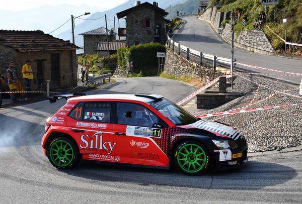 Marco Gianesini e Sabrina Fay 5. al Rally Coppa Valtellina  