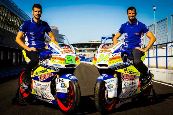 Tasca Racing Jerez test Moto2 Simone Corsi e Federico Fuligni