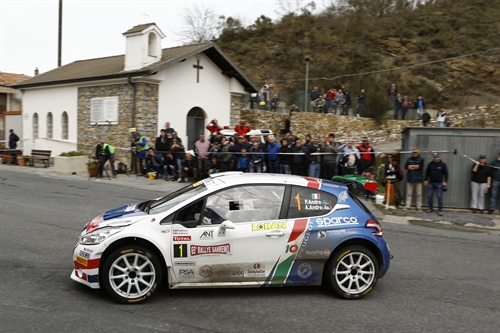 Paolo Andreucci Anna Andreussi Rallye Sanremo Peugeot